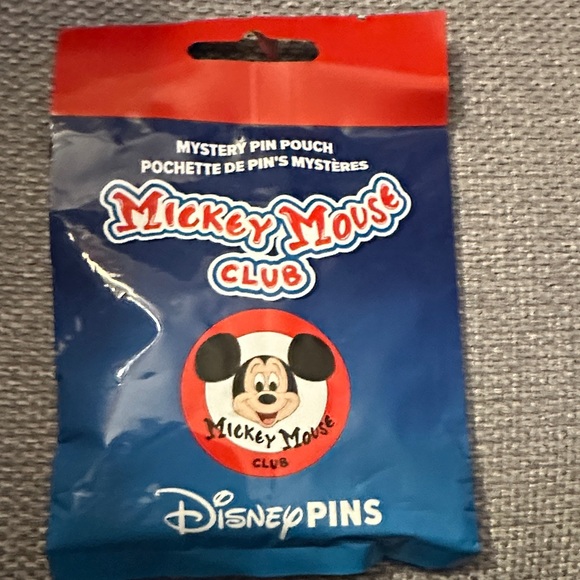 Disney Accessories - Disney Mickey Mouse Club Blue and Red Pin  Mystery Pouch